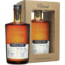 Rum Clement single cask canna blu