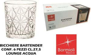 BICCHIERI DA WHISKY BARTENDER CONF.6 PZ
