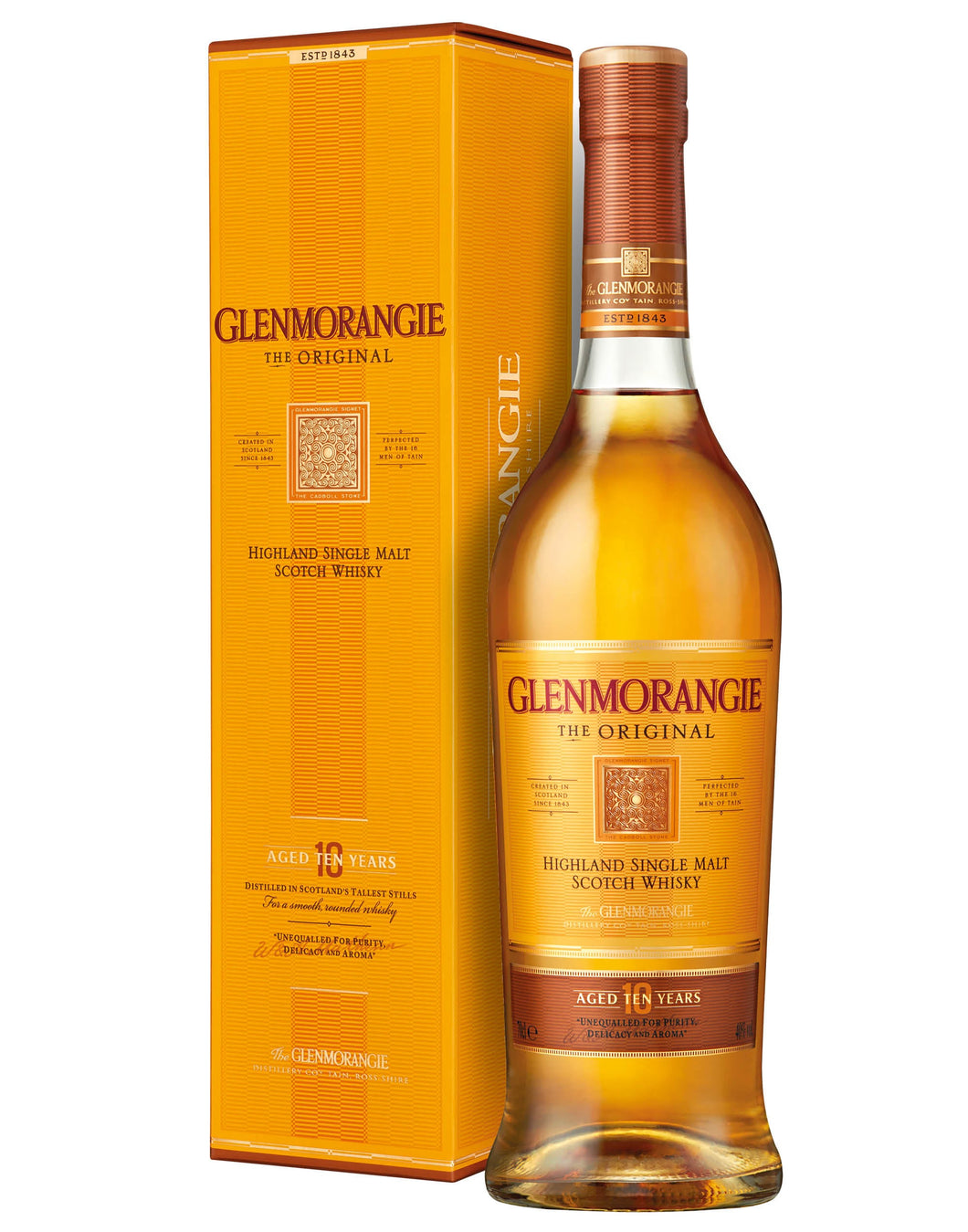 GLENMORANGIE 10 Y.O. HIGHLAND SINGLE MALT