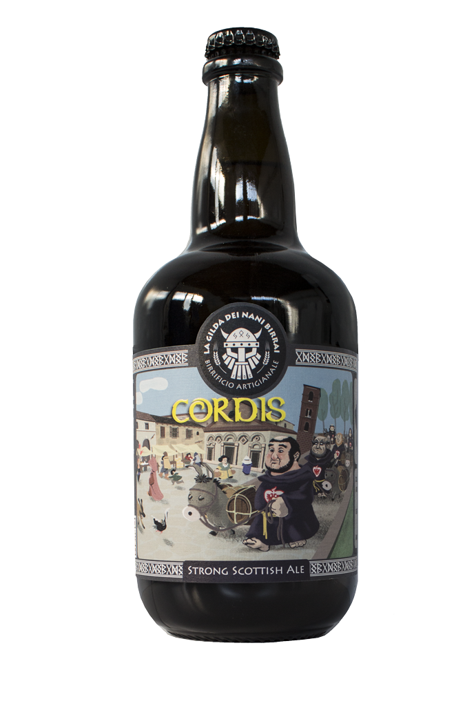 BIRRA ARTIGIANALE CORDIS LA GILDA DEI NANI BIRRAI 75CL.