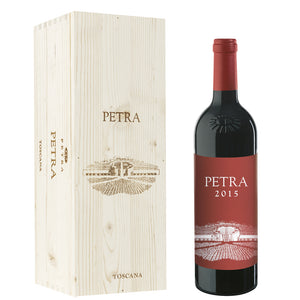 PETRA - ROSSO IGT TOSCANO CON CASSA LEGNO