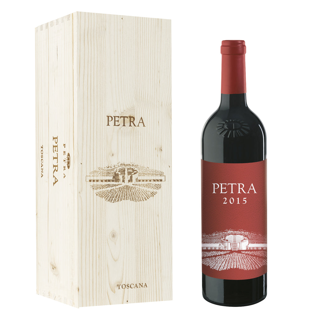 PETRA - ROSSO IGT TOSCANO CON CASSA LEGNO